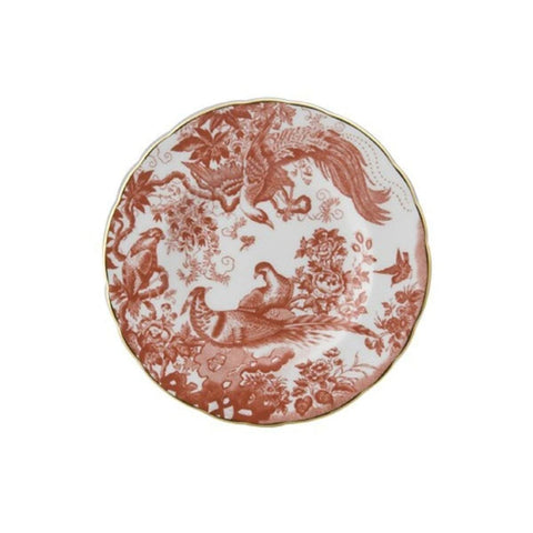 Red Aves Bread & Butter Plate