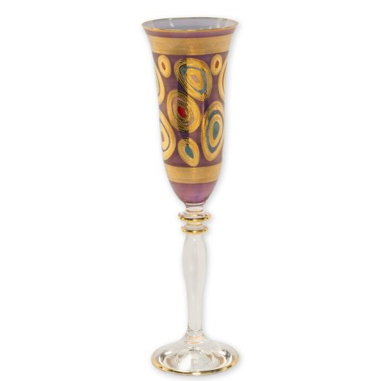 Regalia Purple Champagne Glass