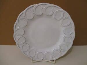 Bella Bianca Ribbon Salad Plate