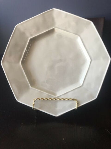 Octavia Portobello with White Octagonal Salad Plate