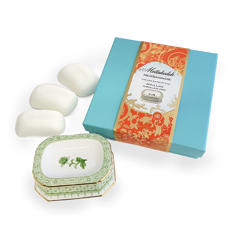 Apple Lace Heirsavonare Soap Set