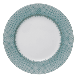 Green Lace Dinner Plate