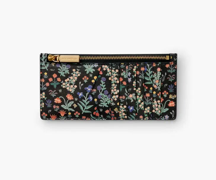 Menagerie Garden Slim Card Wallet