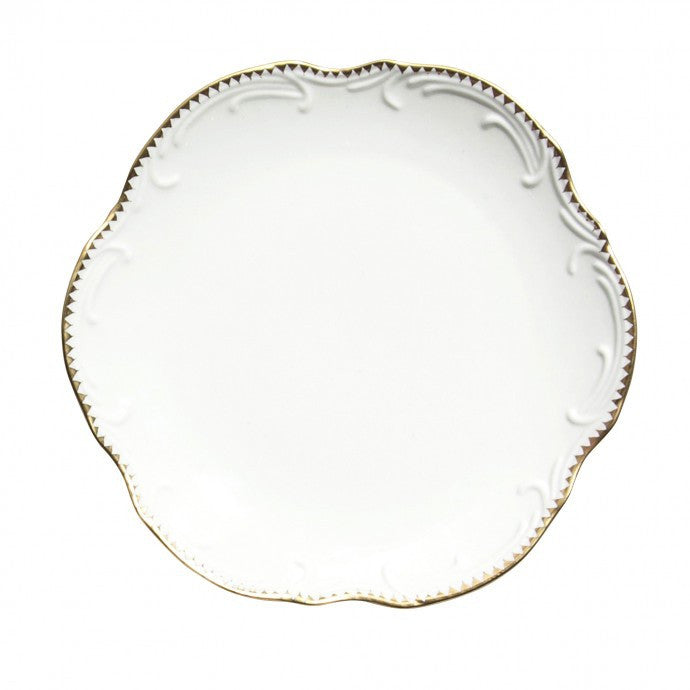 Simply Anna Gold Bread and Butter Plate