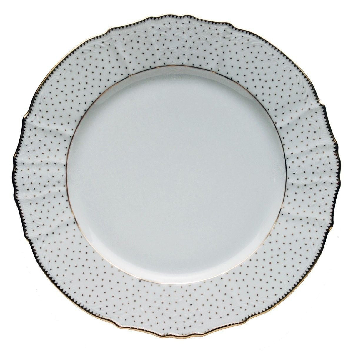 Simply Anna Polka Gold Charger