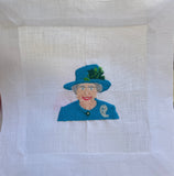 Colorful Queen Elizabeth Cocktail Napkins