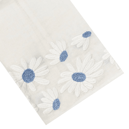 Daisy Tip Towel Blue