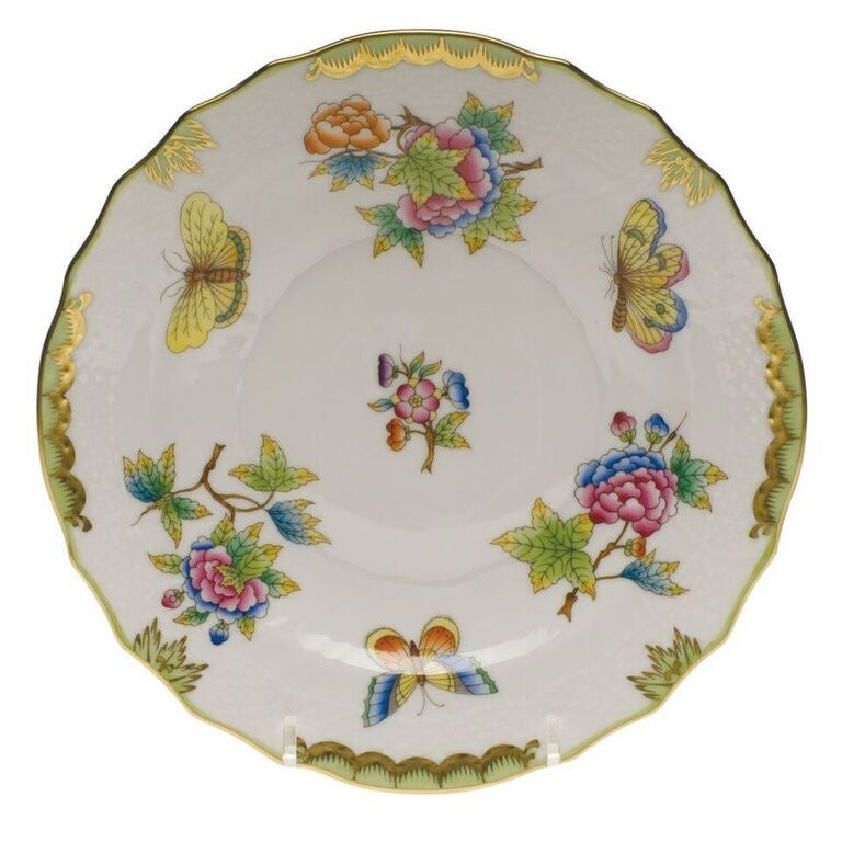 Queen Victoria Green Salad Plate